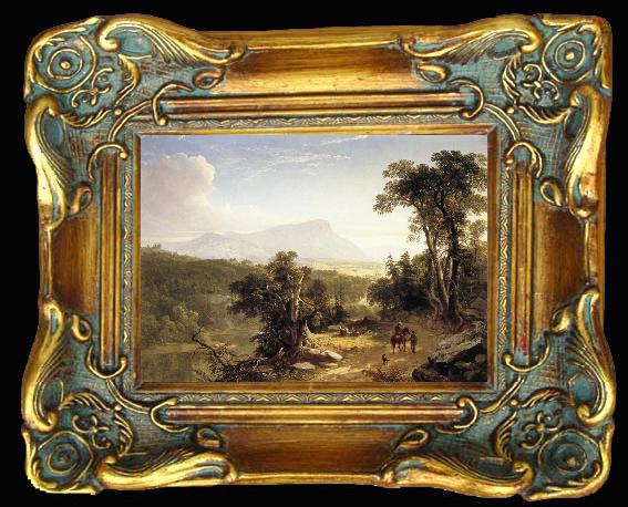framed  Asher Brown Durand Landscape composition in the catskills, Ta013-2
